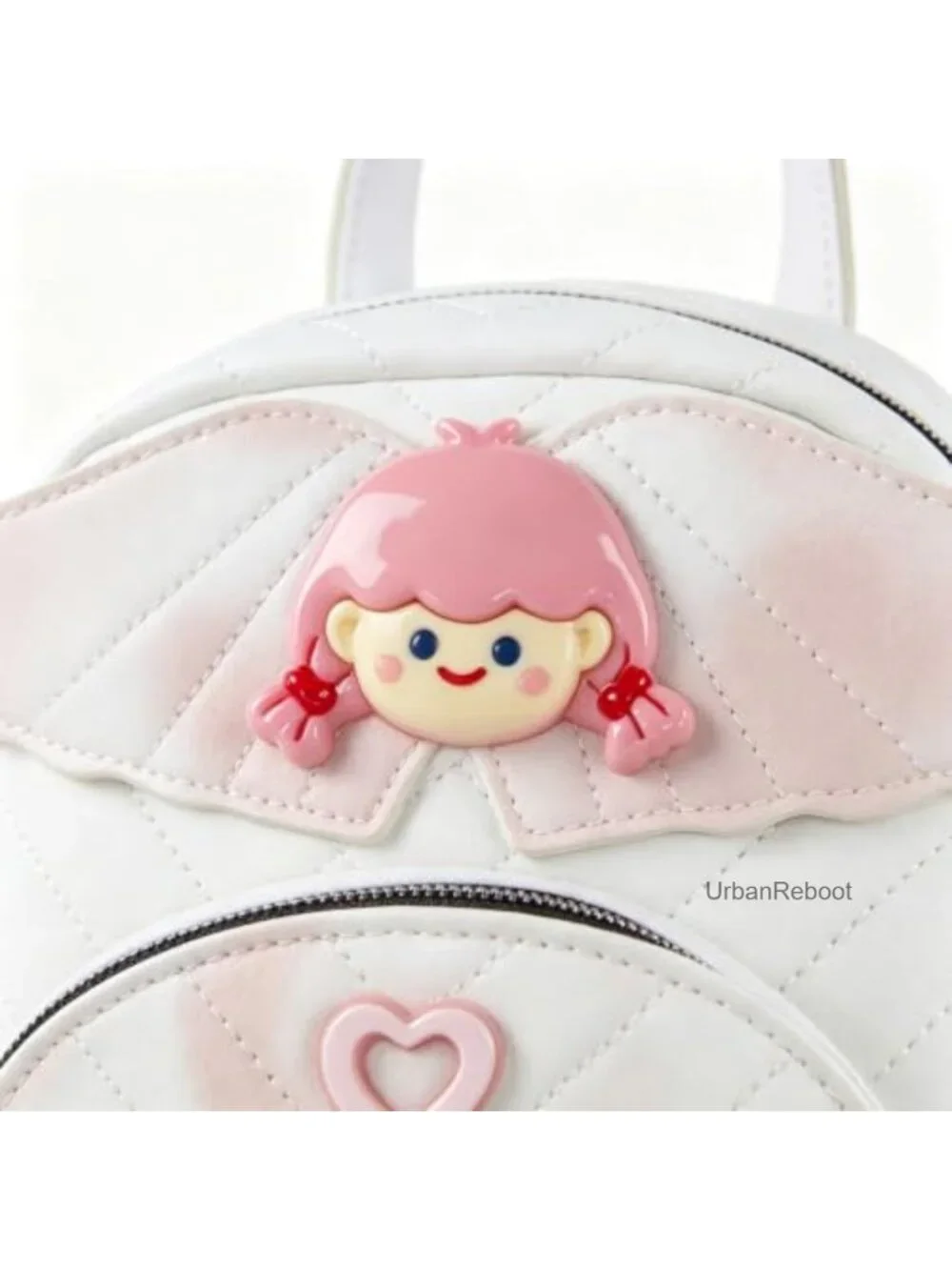 Girls Mini Backpack Angel Wings Corduroy Crossbody Purse Kawaii School Bag